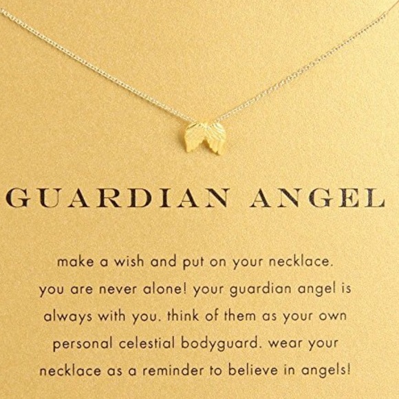 Guardian Angel 👼 Dainty Pendant Necklace. God-Dip - Picture 1 of 1